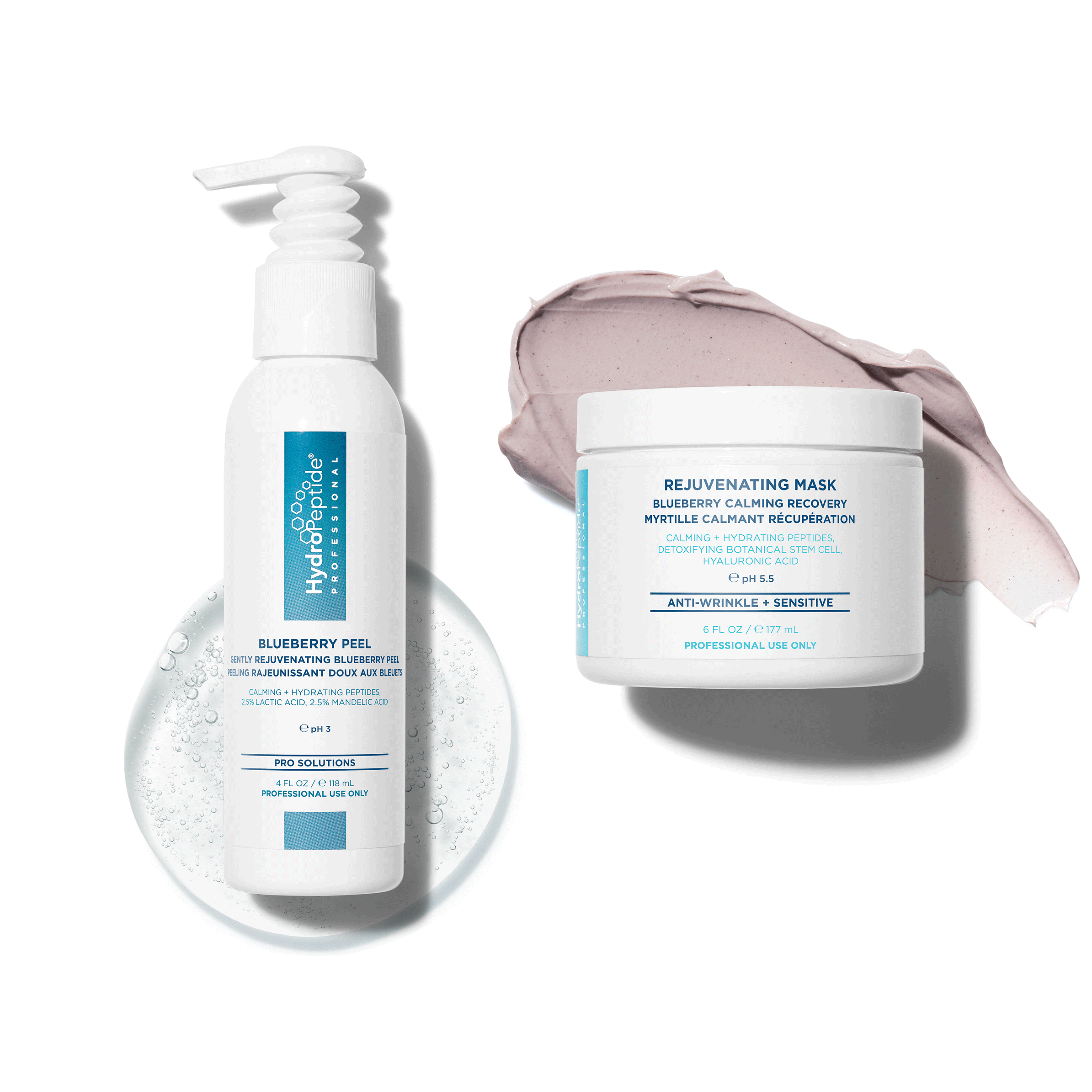 HydroPeptide Calm & Soothe Professional Peel + Mask Bundle